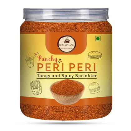 Brew Lab Punchy Peri Peri Seasoning With Lemon Twist for French-fries, Popcorn Nachos (250GM)