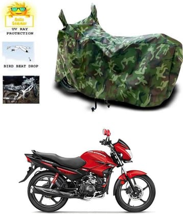 RONISH Bike Body Cover for Hero Glamour i3s ( Pack of 1 ) , Multicolour