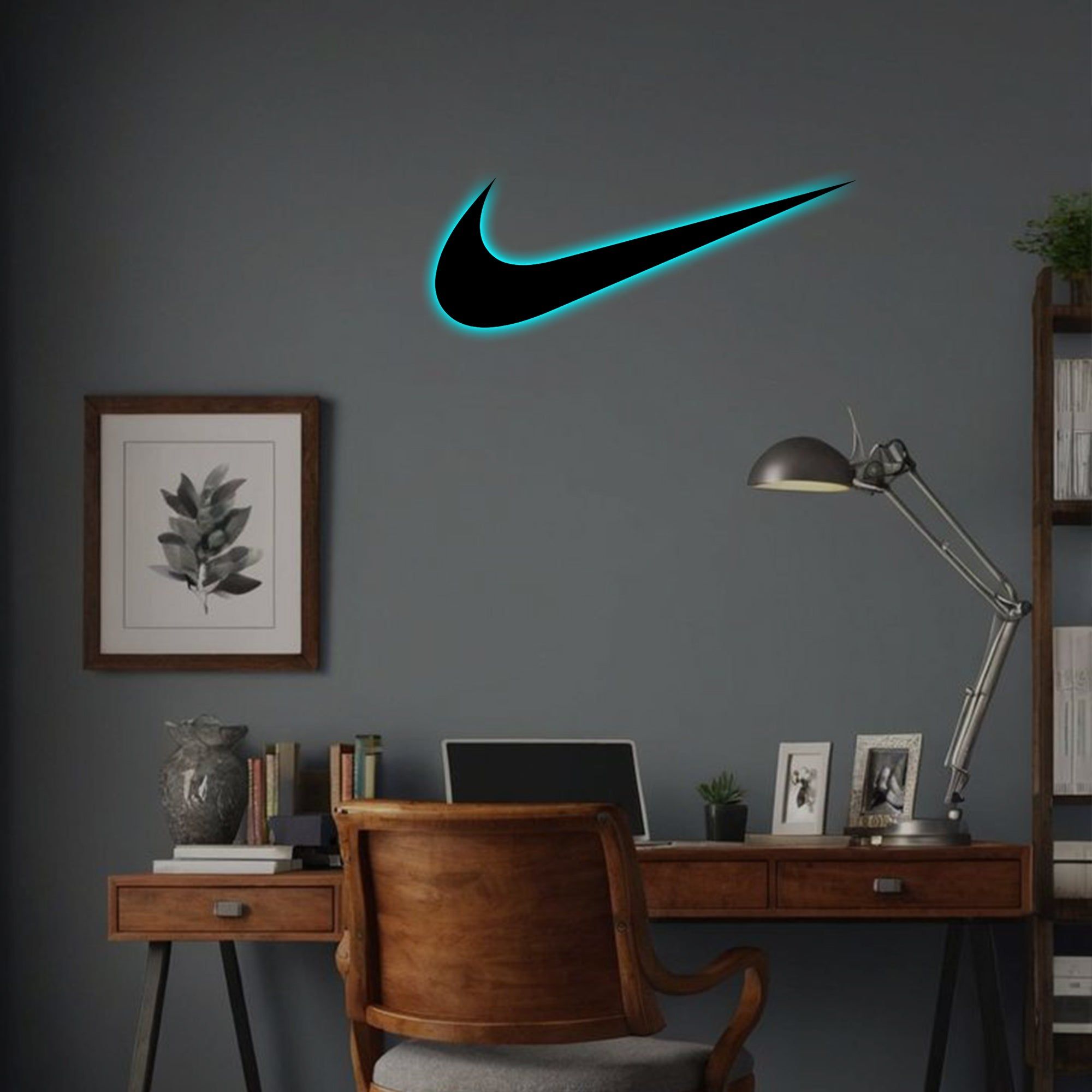 Shayona Personalized  SNEAKERHEAD Backlit LED Logo with Acrylic Finish-S- 12 x 12 inch