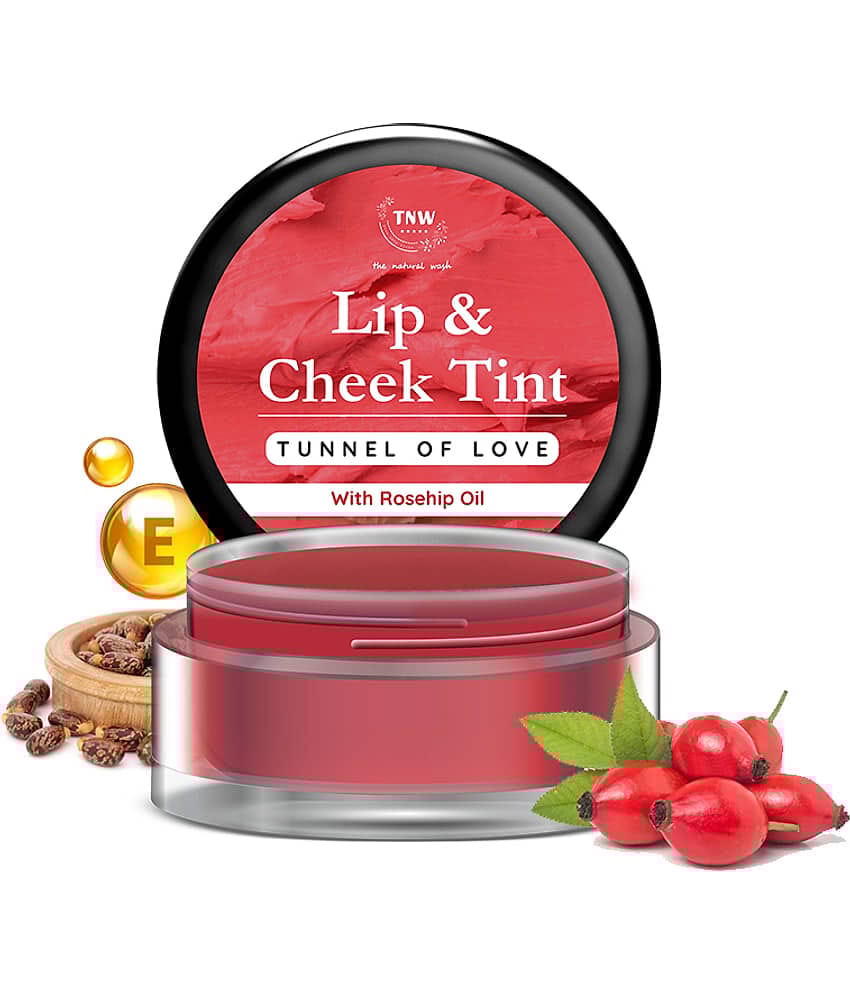 TNW - The Natural Wash Tunnel Of Love Lip & Cheek Tint With Rosehip Oil For Natural Makeup Look, 5G