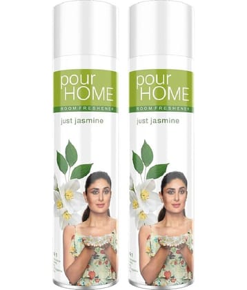 POUR HOMEJust Jasmine Room Freshener Spray , 220ml Each (Pack of 2 )