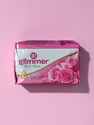 GLIMMER SOAP ROSE BLUSH 105*5 525G EXP 07/28