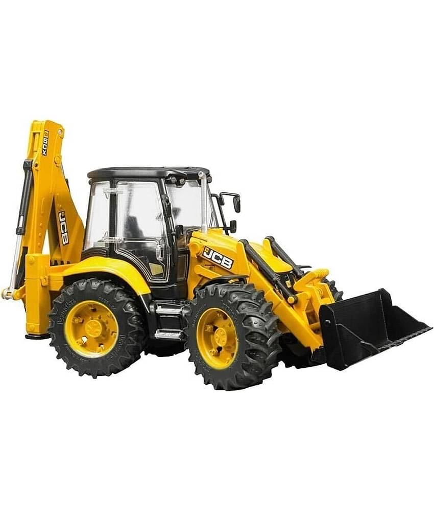 ECLET 2in1 Unbreakable Pull Back Construction Loader Truck Vehicle Toy for kids  (Push Dozer Excavator Bulldozer Construction Toys Truck Machine_Multi_1-Pcs)