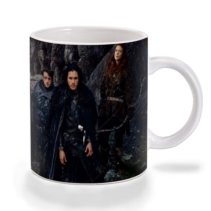 Multicolor Game Of Thrones Characters By The Sea Ceramic Mug