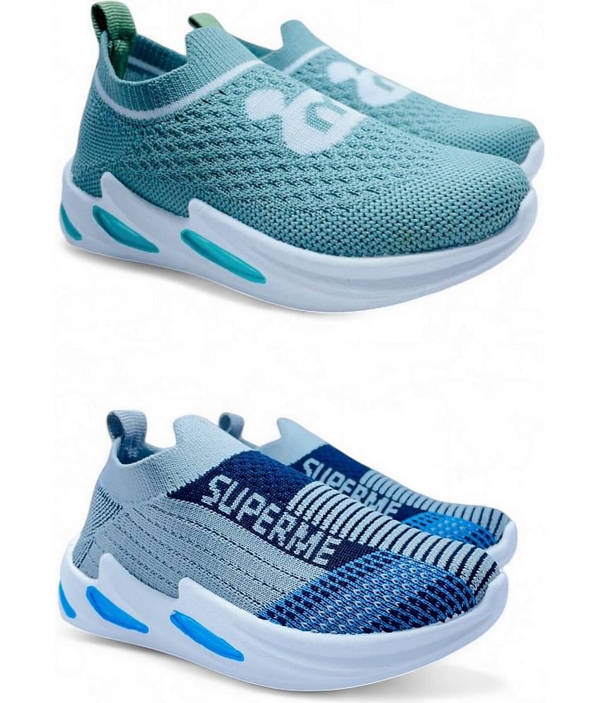 Fabbmate - Grey Boy's Sneakers ( 2 Pairs )