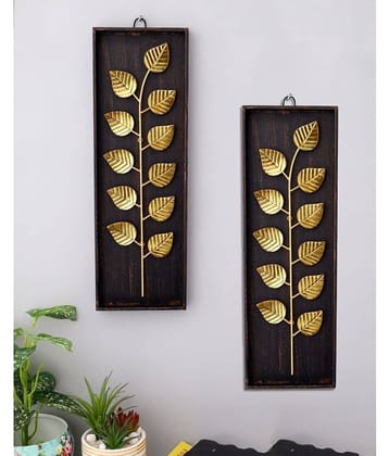 Iron Rectangular Decorative Plate Multi - Pack of 1