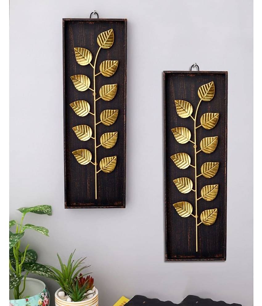 Iron Rectangular Decorative Plate Multi - Pack of 1