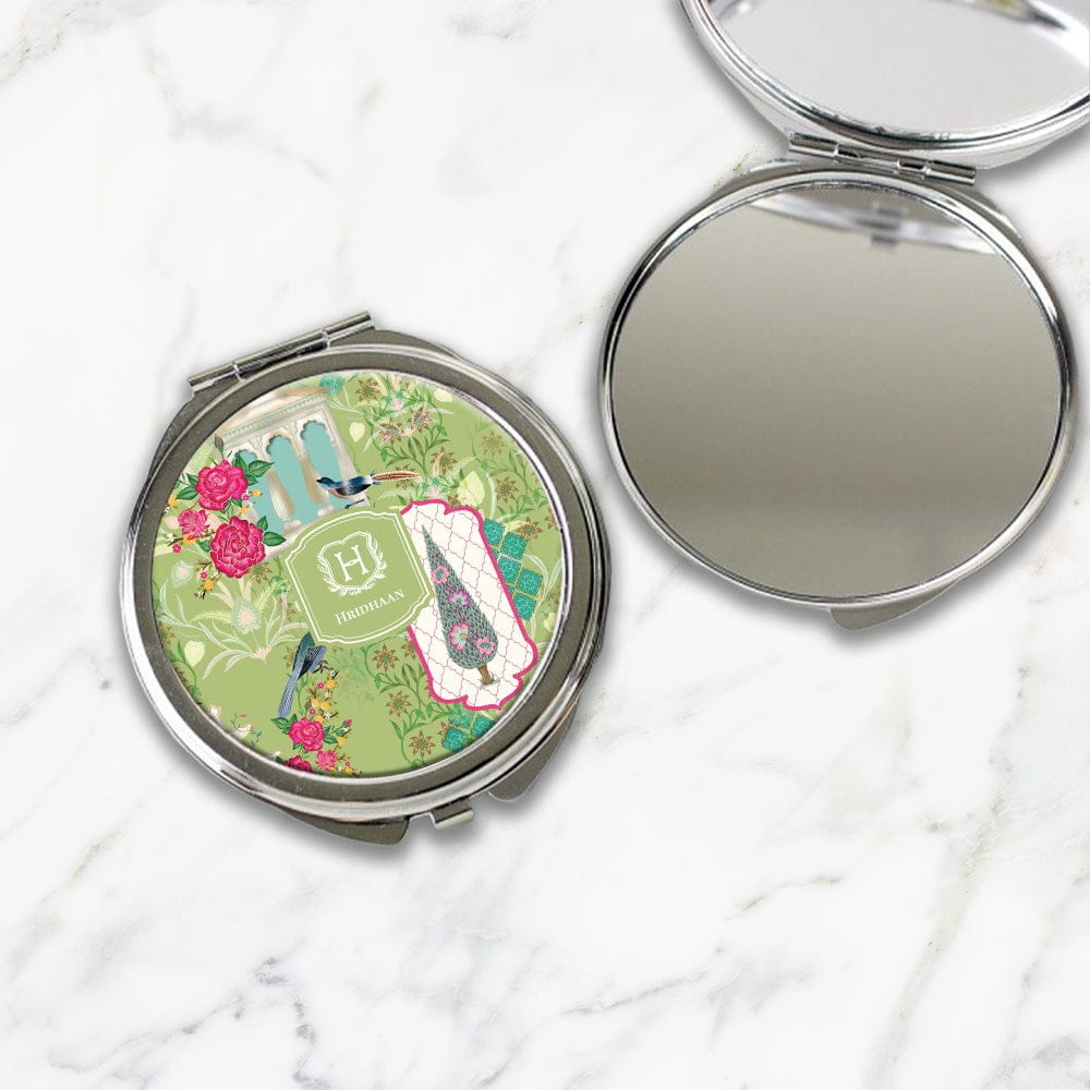 Koyal's Dream Compact Mirror-Green