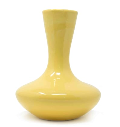 Vase 7 x 5.5"-Golden Yellow