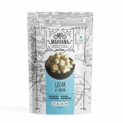 Mr Makhana Cream and Onion-60Gm
