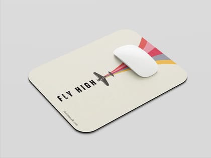 "FLY HIGH: MOTIVATIONAL" Mousepad Enhance Your Workspace with Style