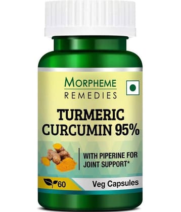 Morpheme Remedies Turmeric Curcumin 95% Curcuminoids-500mg Extract - Capsule 60 no.s