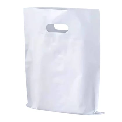 Enviclean Eco-Friendly Bags For Retail Packaging (500 kg) | White Bio-Plastic Shopping Bags | Retail & Boutique Use