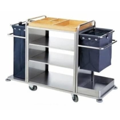 SS Cleaning Trolley