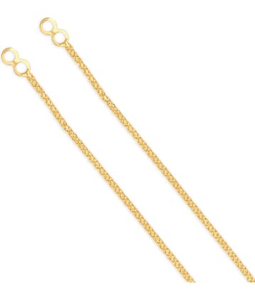 Vighnaharta - Golden Ear Chain Earrings ( Pack of 1 )