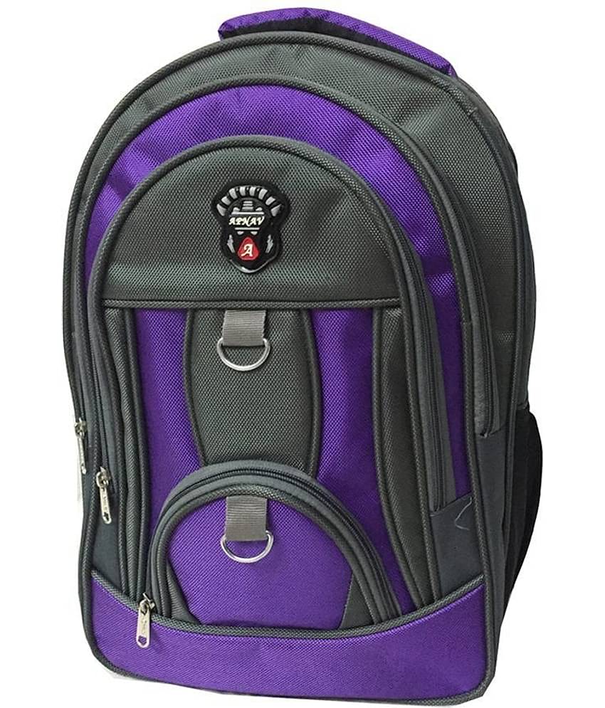 Apnav Dark Grey 30 Ltrs School Bag for Boys & Girls