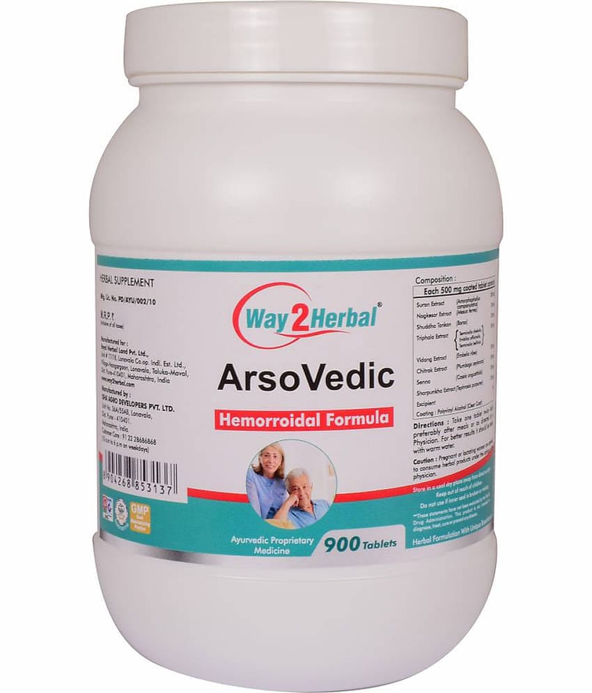 Way2Herbal Arsovedic Tablet 900 No.S Pack of 1