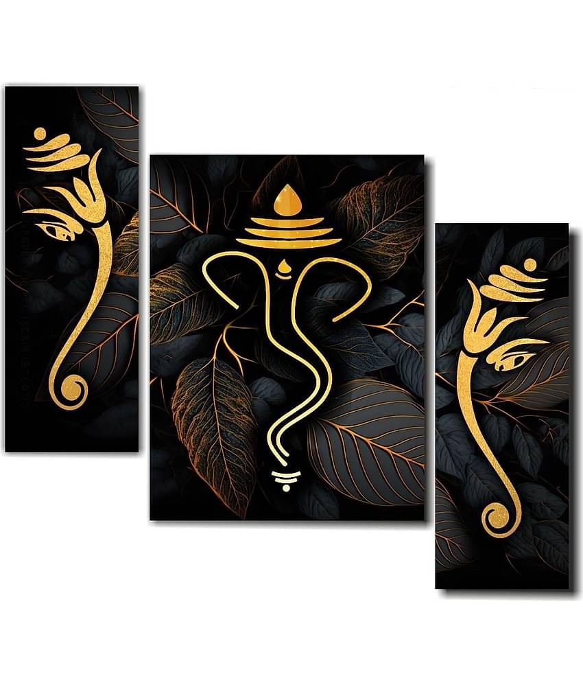 SNDArt Lord Ganesha Wall Paintings For Living Room Gift Items 12 x18 inch