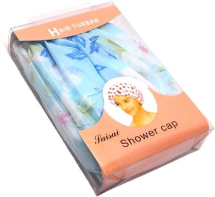 Elecsera Elastic Water Proof Shower Cap (Assorted Colour)