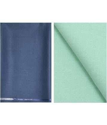 KUNDAN SULZ GWALIOR Multi Cotton Blend Unstitched Shirts & Trousers