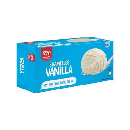 Kwality walls vanilla family pack icecream 700 GRAM