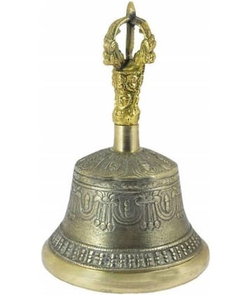 DD1 Feng Shui Spiritual Brass Tibetan Singing Bell or Buddhist Meditation Bell