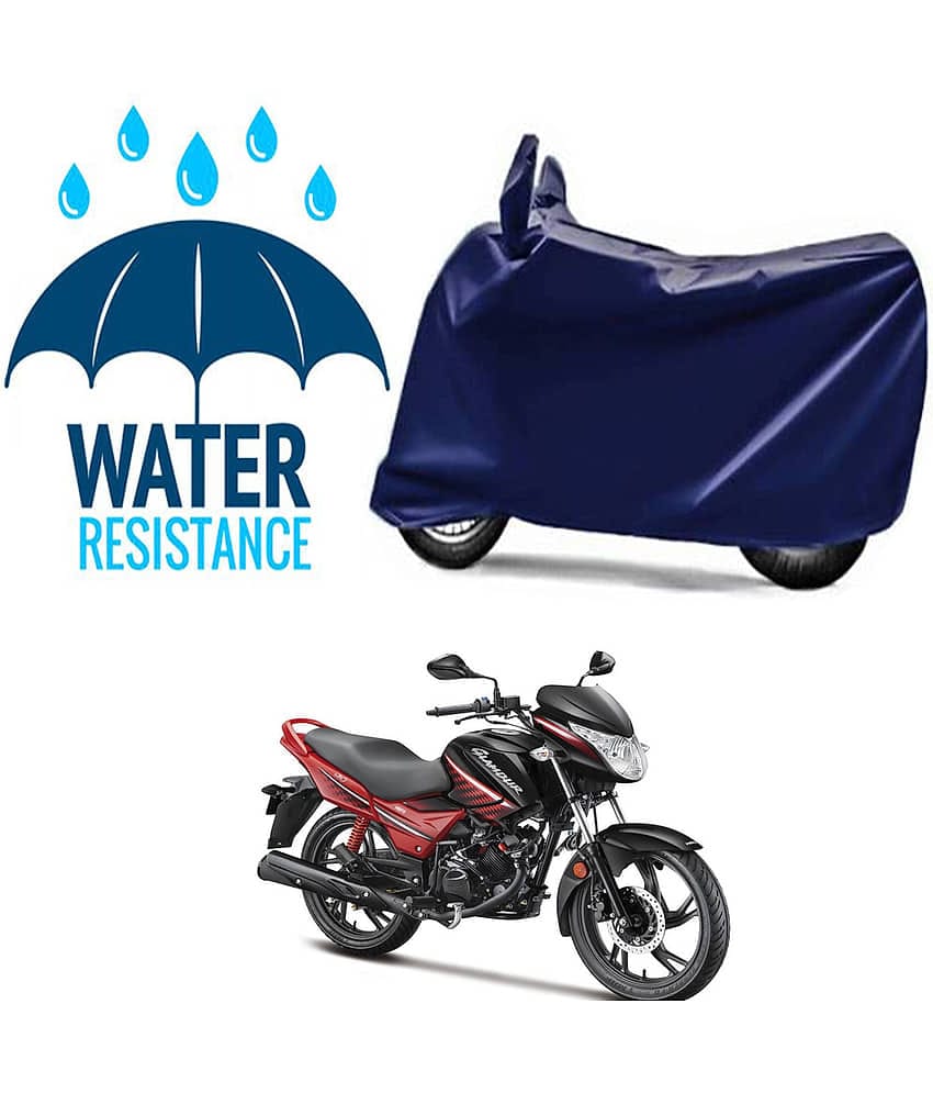 RONISH Bike Body Cover for Hero Glamour i3s ( Pack of 1 ) , Blue