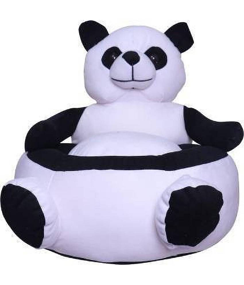 KIDS WONDERS Baby Teddy Soft Sofa Seat | Comfortable Soft Cushion Sofa (Panda)
