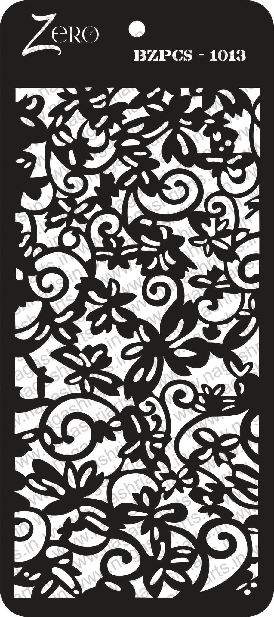 Brand Zero Pratibimb Craft Stencil - Code: BZPCS-1013
