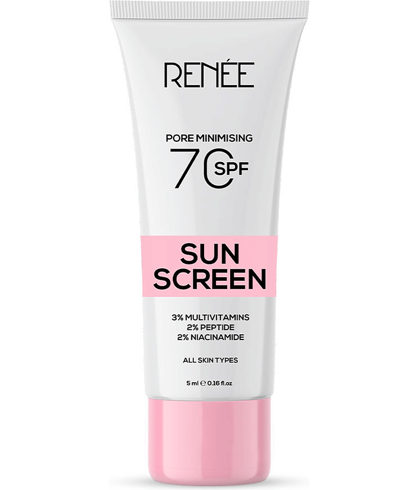 RENEE Pore Minimising Sunscreen SPF 70, Lightweight & High Protection, 5ml
