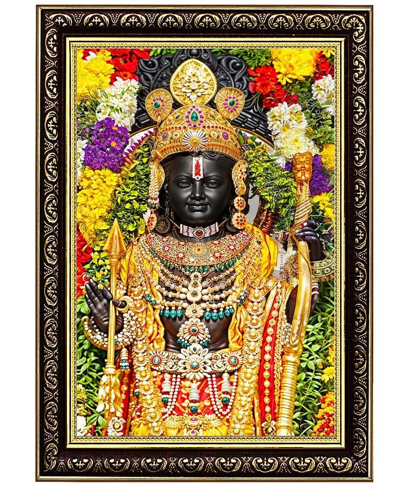 Indianara Religious Ram Lalla Painting With Frame