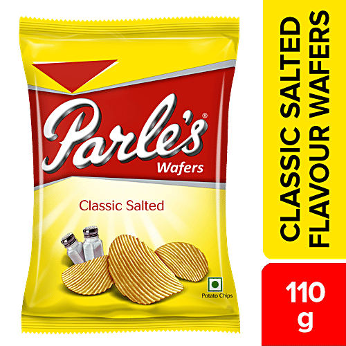 Parle Wafers Potato Chips - Classic Salted Flavour, 110 g