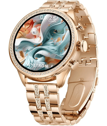 Gen9 Bluetooth Calling Touchscreen Wireless Charging with Fitness Health Sports Music Extra Pink Strap