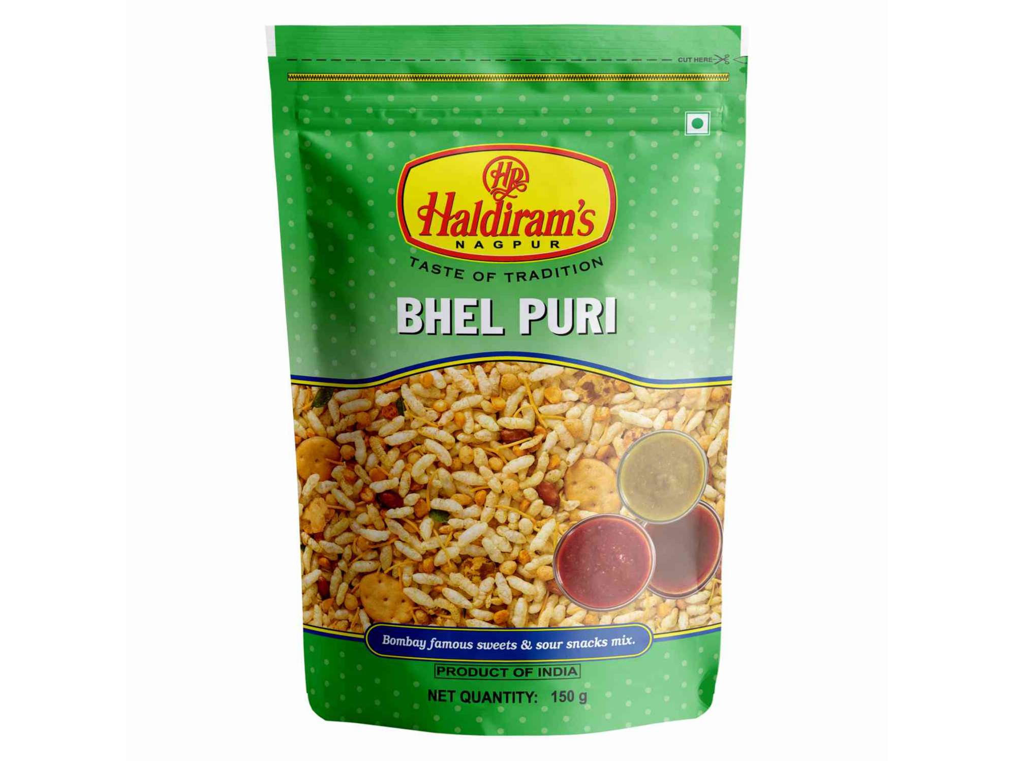 Haldiram's Bhel Puri Namkeen - 150 gm