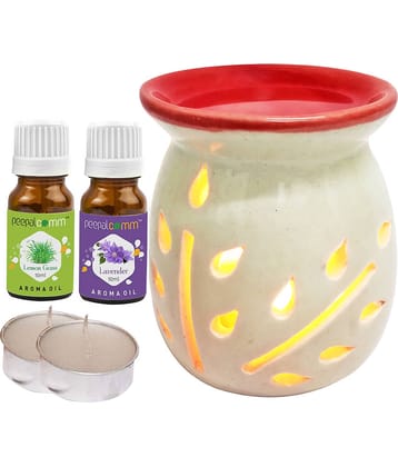 Peepalcomm Ceramic Aroma Oils & Diffusers Set - Pack of 5