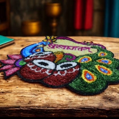 Woolen Rangoli [58X56cm]