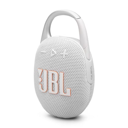 JBL Clip 5 Wireless Ultra Portable Bluetooth Speaker Without Mic- White