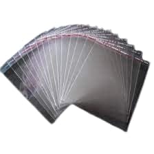 HEE Seal-O-King Poly Bag 5" * 7" One side adhesive Plain Storage Bag (5" * 7") Inch