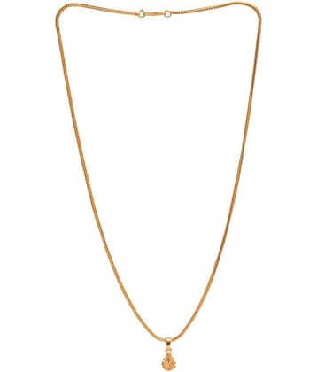 Jewar Mandi - Golden Pendant ( Pack of 1 )