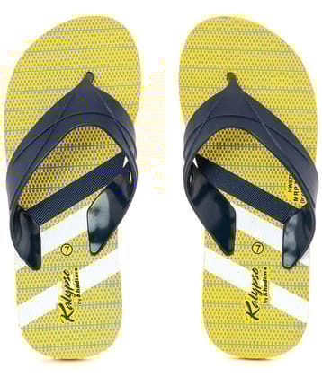 Khadim's Yellow Men's Daily Slipper