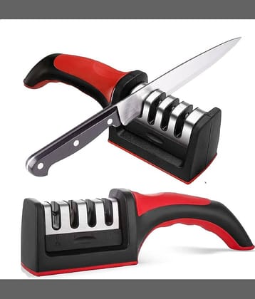 Gjshop Black Iron Knife Sharpner Blade Length 5 cm ( Pack of 1 )