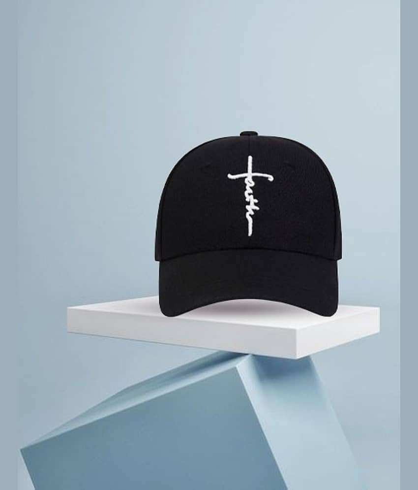 Babji Pack of 1 Polyester Men's Cap ( Black )