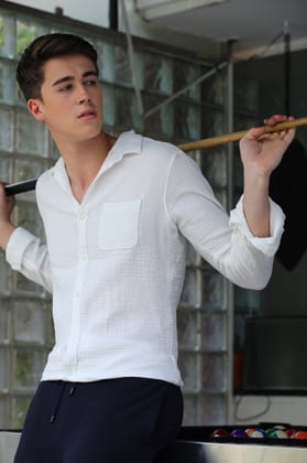 Ward - Double Layered Shirt - White-XL-44 / WHITE