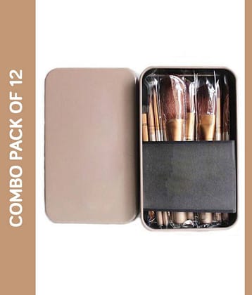 INDICUL Makeup Brush Synthetic Foundation Brush 12 Pcs 100 g