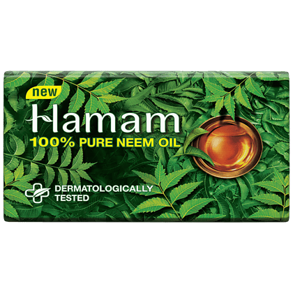 Hamam Pure Neem Oil Soap Bar, 150 G