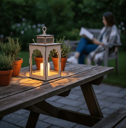 Dbeautify's MDF Traditional Lantern – Candle Holder Dbeautify's MDF Traditional Lantern – Candle Holder