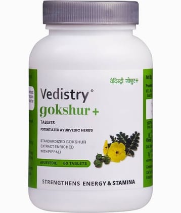 Vedistry Gokshur+ Increase Your Stamina And Vigour For Workouts With Gokshur +