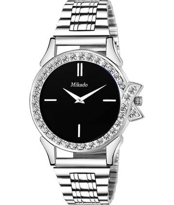 Mikado - Silver Stainless Steel Analog Womens Watch