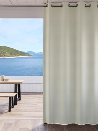 DDECOR - 100% PolyesterPlains And Textures PatternLarge Door 9 Ft|135 CM X 270 CM| - Grey