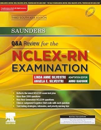 Saunders Q&A Review for the NCLEX-RN  Examination, Third South Asia Edition